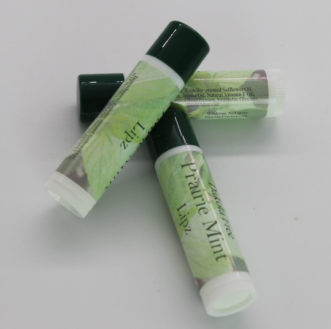 Dakota Free Prairie Mint Lipz Lip Balm – Healthy Cricket